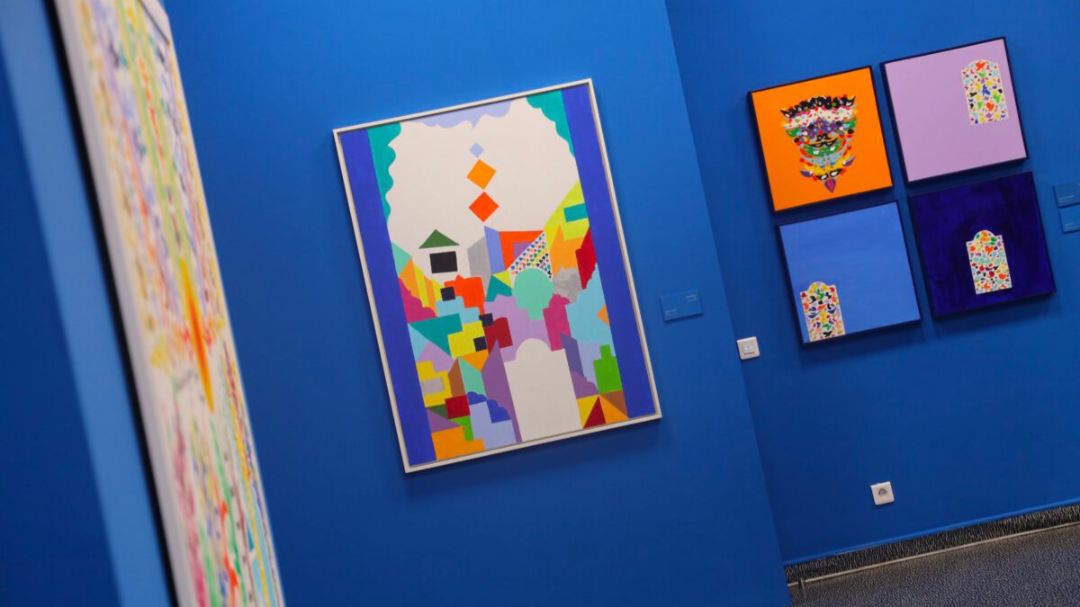 Tahar Benjelloun - Une rétrospective entre écriture et peinture au Musée Mohammed VI