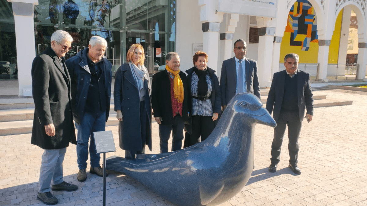 La sculpture “Paloma” enrichit l’espace public du MMVI à Rabat