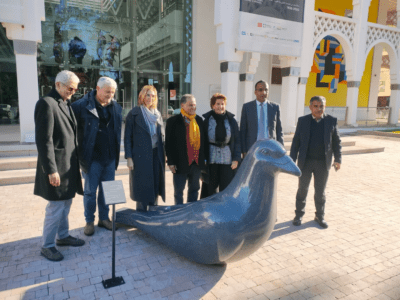 La sculpture “Paloma” enrichit l’espace public du MMVI à Rabat